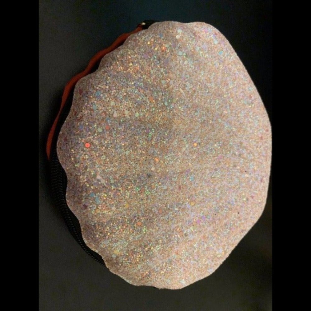 Glitter Seashell Cross Body Bag Pink